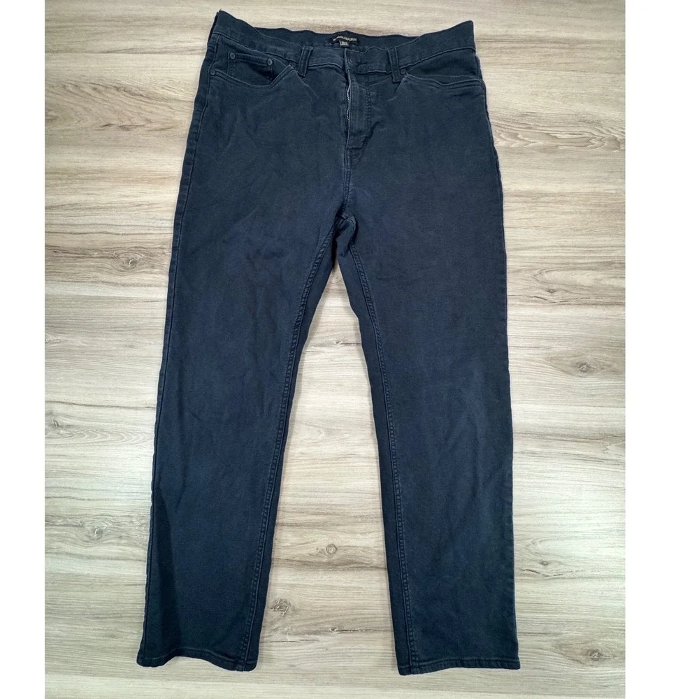 Banana Republic Mens‎ 38x32 Navy Blue 5-Pocket Chino Straight Leg Pants 1620338